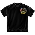 thumbnail image 2 of U.S. Army Double Flag T-Shirt by , Black, 2 of 2