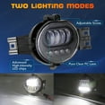 thumbnail image 4 of LED Fog Lights For 2002-2008 Dodge Ram 1500 2500 3500 Pickup Driving Bumper, 4 of 16
