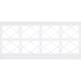 thumbnail image 6 of Ekena Millwork 44"H x 94 1/2"W Kiowa PVC Wainscot Paneling Kit, 6 of 13