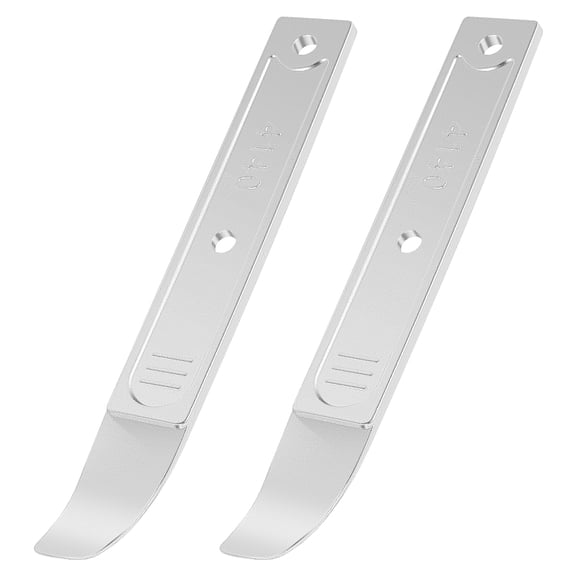 AEVXKHI 2PCS Pry Tool, 4140 Steel Pry Bar Trim Removal Tool, Automotive Panel Removal Tool, Multipurpose Pry Bar for Removing Auto Trim Interior Demolishing Flooring and Roofing