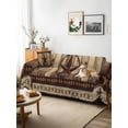 thumbnail image 3 of Western Farmhouse Couch Cover for 2 Cushion Couch, Primitive Rustic Country Retro Texas Star Washable Love Seat Sofa Covers Slipcover, Throw Sofa Covers for Pets, Furniture Protector 71"x102", 3 of 9