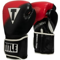 Title Boxing Speed-Trax Weighted Bag Gloves -Regular - Black/Red