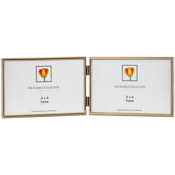 Our SQUARE CORNER brass in a hard-to-find horizontal Double by Dennis Daniels - 4x6