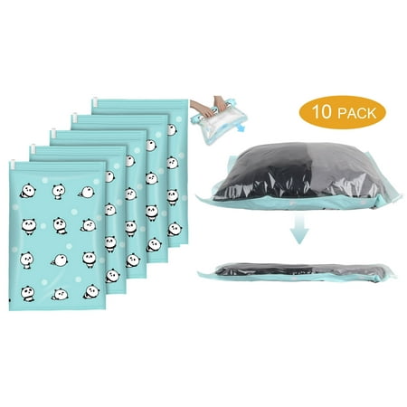 Vacuum Storage Bag SEGMART Travel Space Save Vacuum Storage Bags (Jumbo 10 Pack), I0142 ()