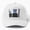 White, variant on Ice Soldiers Baseball Hat, Frozen Military Character Group Graphic Design, Classic Cap
