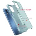 thumbnail image 6 of Tekcoo Shockproof Heavy Duty 2-in-1 Armor Case for Motorola Moto G Play, Mint, 6 of 11