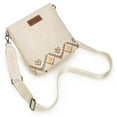 thumbnail image 5 of Wrangler Crossbody Purses for Women Two Tone Crossbody Bags Women Purses and Handbags, Art Tan, 5 of 7