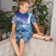 thumbnail image 4 of Balery Night At Lake Aurora 1 Conjunto de Pijama Infantil de Manga Corta con Estampado – Ropa de Dormir de Algodón Suave-X-Large, 4 of 6