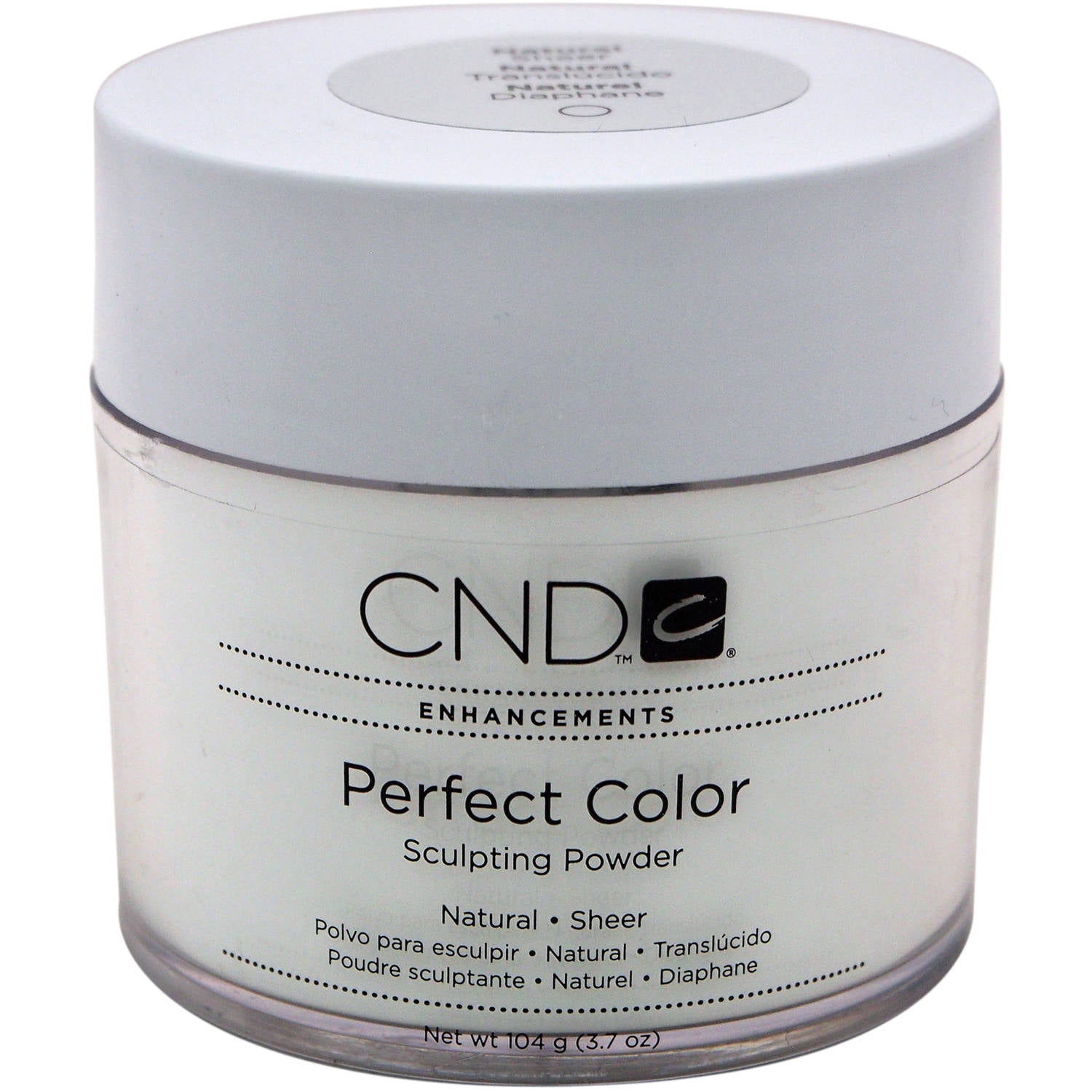 CND Perfect Color Nail Sculpting Powder, Natural and Sheer, 3.7 Oz