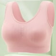 thumbnail image 1 of Daisyyozoid Discount Womens Seamless Sports Bra Ruched Bras Padded Workout Tops Medium Support Crop Tops, 1 of 5