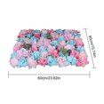 thumbnail image 2 of Miumaeov 12pcs Pink Blue Artificial Silk Flowers 15 x 23ft UV Protected Wall Backdrop Panels, 2 of 13