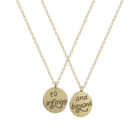 Lux Accessories Best Friends BFF To Infinity Beyond Necklaces (2