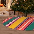 thumbnail image 6 of Sikiie Vertical Stripes 30-48 inches {designName} Print Christmas Tree Skirt Snowman Xmas Tree Skirt with Edge Christmas Decorations for Holiday Party36", 6 of 7
