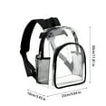 thumbnail image 3 of JASKFLY Sac Transparent en PVC Sac à Dos Imperméable Grande Capacité Sac de Rangement avec Bretelles Ajustables 30x25x10cm,Outils/bureau/PVC,Multicolore, 3 of 6