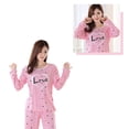 thumbnail image 1 of Greenadscape Pijama De Para Mujer De Con Manga Larga Y Cuello Redondo En Color Rosa, 1 of 8