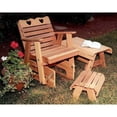 thumbnail image 2 of Cedar Country Hearts Rocking Glider Chair, 2 of 3