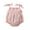 Pink, variant on Dealovy Infant Baby Clothes Unisex Summer Sleeveless Smoked Adjustable Onesie Newborn Solid Color Romper Kids Lace-Up Jumpsuit