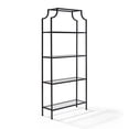 thumbnail image 5 of Crosley Furniture Aimee Bookshelf with Glass Shelves, Bookcase Storage, 5 of 5