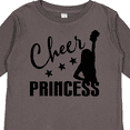 thumbnail image 4 of Inktastic Cheer Princess Cheerleading Gift Girls Long Sleeve Toddler T-Shirt, 4 of 5