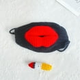 thumbnail image 2 of Máscara de Boca de Salchicha Tejida a Mano Xihbxyly Divertida, 2 of 2