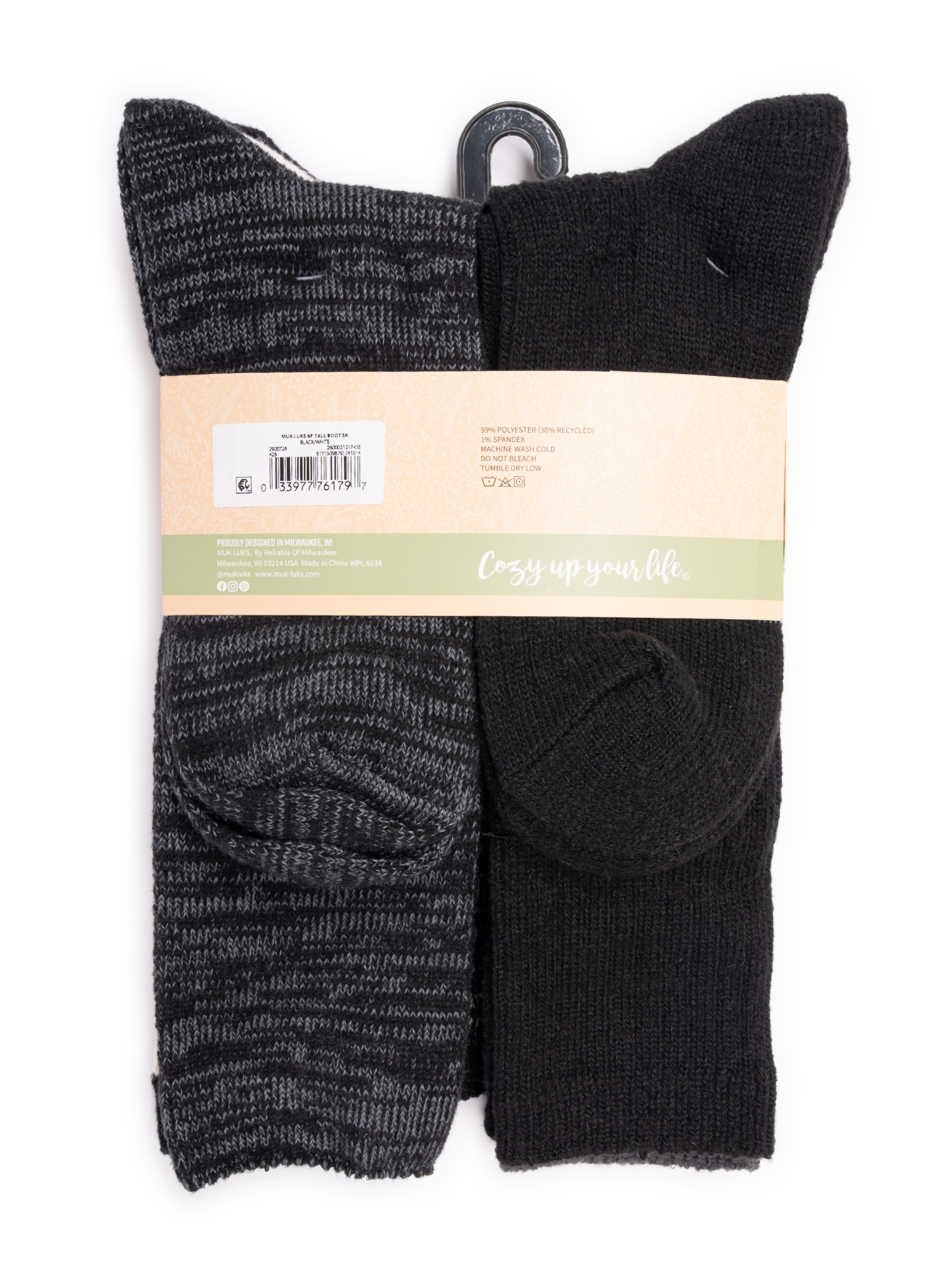 MUK LUKS Women's Fluffy Dream Tall Boot Socks, 6-Pack photo 6