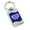 Blue, variant on Jeep Grill Keychain & Keyring - Purple Wave