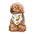 thumbnail image 4 of Naloa Orange Green Avocado Dog Bandanas 1PC Washable Triangle Dog Scarfs Premium Durable Fabric, for Small Medium Large Dogs and Cats, 4 of 6