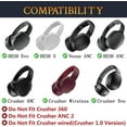 thumbnail image 2 of SOULWIT Cooling-Gel Earpads Cushions Replacement for Skullcandy Hesh 3/ANC/Evo & Crusher Wireless/ANC/Evo & Venue ANC Over-Ear Headphones,Ear Pads Cushions with Noise Isolation Foam - Dark Green, 2 of 6