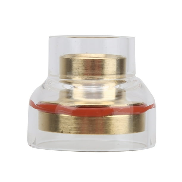 Torch Gas Lens, TIG Torch Kit Torch Glass Cup Collet OnePiece Molding