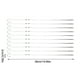 thumbnail image 4 of Juego de brochetas de acero inoxidable para barbacoa, paquete de 10 brochetas metálicas para pinchos para kebabs y brochetas perfectamente asados, 4 of 8