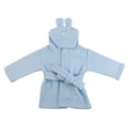 thumbnail image 1 of Bambini Robe en Molleton avec Capuchon Bleu, 1 of 2