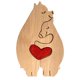 thumbnail image 1 of Padres Y Bebés Adornos De Animales De Madera Decoración De Escritorio Regalo Del Día De La Madre Scienceny HA043854-04, 1 of 6