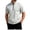 A008-Light Gray, variant on Sweatshirts For Men Short Sleeve Zip Up Mock Neck Sweatshirt Relaxed Fit Mens Casual Pullover Top with Pocket