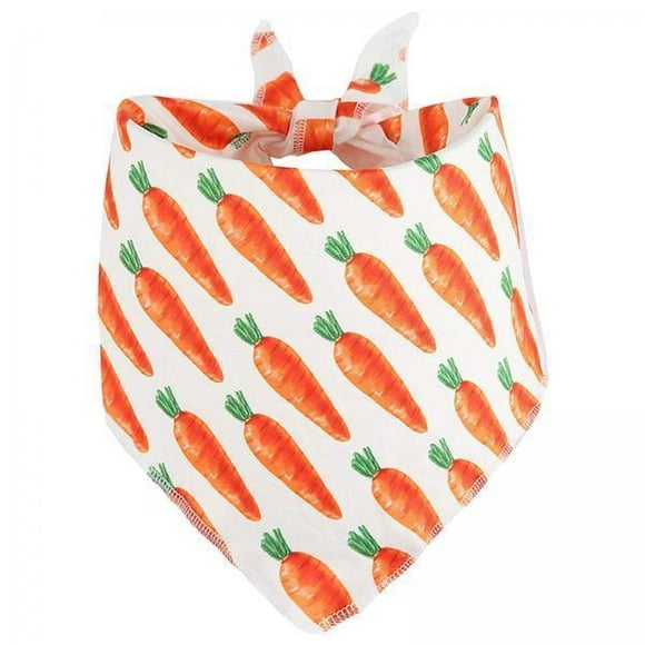 Milaget 4xEaster Dog Bandana Soft Bib for Medium to Large Dogs Pet Supply Carrots