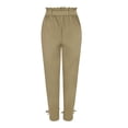 thumbnail image 5 of Women's High Waist Pencil Pants With Bow-Knot Pocket Party Casual Pants, 5 of 9