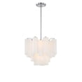 thumbnail image 5 of Crystorama Addis 4 Light Polished Chrome Chandelier - 17.75"W x 13.75"H x 17.75"D, 5 of 12