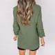 thumbnail image 4 of Moda mujer sólido damas traje Turn-down Collar Cardigan Casual Coat Fridja po3707, 4 of 6