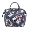 thumbnail image 3 of Bolsa de pañales, elegante, impermeable, portátil multifuncional, bolsa de pañales grande para bebé, bolsa de pañales de viaje para mamá para papá , muñeco de nieve, 3 of 8