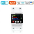 thumbnail image 1 of Tuya WiFi 80A Intelligent Reclosing Protector Current Voltage Monitoring Circuit Breaker Switch Power Meter Protections, 1 of 1