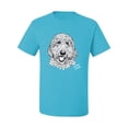 thumbnail image 2 of Golden Doodle Dog Lover Pet Owner Animal Lover Graphic T-Shirt, Light Turquoise, 5XL, 2 of 4