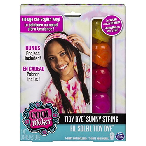 Cool Maker - Tidy Dye Sunny String Kit For Fabric Dying