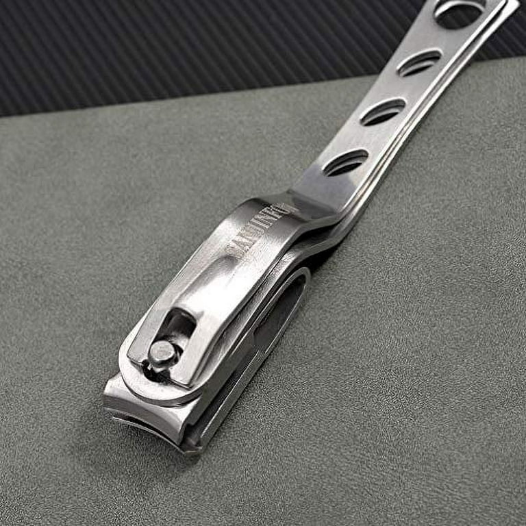 SANJINFON 3 in 1 Nail Clippers with 360 Degree Rotating Head Upgraded, Sharp Toenail Clippers for Men Thick Toenails/Nails for Seniors, Precision Spin