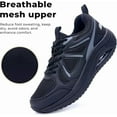 thumbnail image 6 of JOYFON Arch Support Womens Walking Shoes Orthotic Athletic Sneakers for Plantar Fasciitis Foot Pain Relief Tennis Shoes BlackGray Size 7.5, 6 of 7