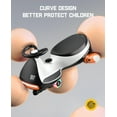 thumbnail image 6 of FanttikRide 12V N7 Pro Electric Wiggle Car with Pedal, 2-in-1 Kids Ride On Toy, Rechargeable Battery, 2-Speed, Anti-Rollover, Flashing Wheels, Bluetooth Music, for Ages 3+, 150 lbs, Penguin Black, 6 of 9