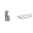 thumbnail image 1 of Estatua De Gato, Figura Decorativa De Resina, Organizador Coleccionable Para Entrada, Estantería, Sala De Estar, Dormitorio, Encimera, Comedor, Oficina, Hogar., 1 of 8