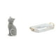 thumbnail image 1 of Estatua De Gato, Figura Decorativa De Resina, Organizador Coleccionable Para Entrada, Estantería, Sala De Estar, Dormitorio, Bandeja Para Guardar Joyas, Escultura Nórdica Rectangular Para, 1 of 8