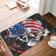 thumbnail image 5 of Daiia Largemouth Bass Fish in USA Front Door Mat, Heavy Duty Durable Welcome Mat for Outdoor Indoor, Dirt Trapper Waterproof Super Absorbent Door Mat, 16" x 24", 5 of 9