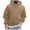 Khaki, variant on BXINGOHAI Mens Fashion Warm Fleece Crewneck Sweatshirt Thick Sherpa Lined Pullover Tops Today Sales Army Green,S