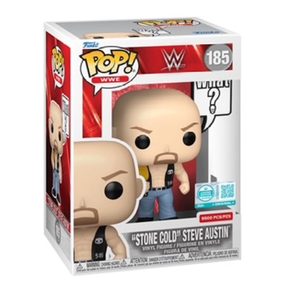 Funko Pop Stone Cold Steve Austin WWE Vinyl Figure #185