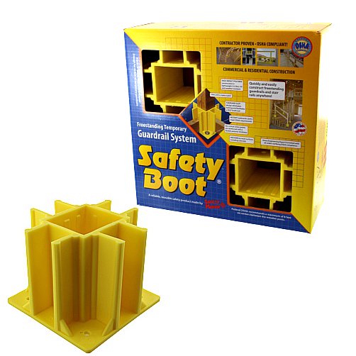 Safety Boots For Freestanding Temporary Guardrail System (Box of 4)